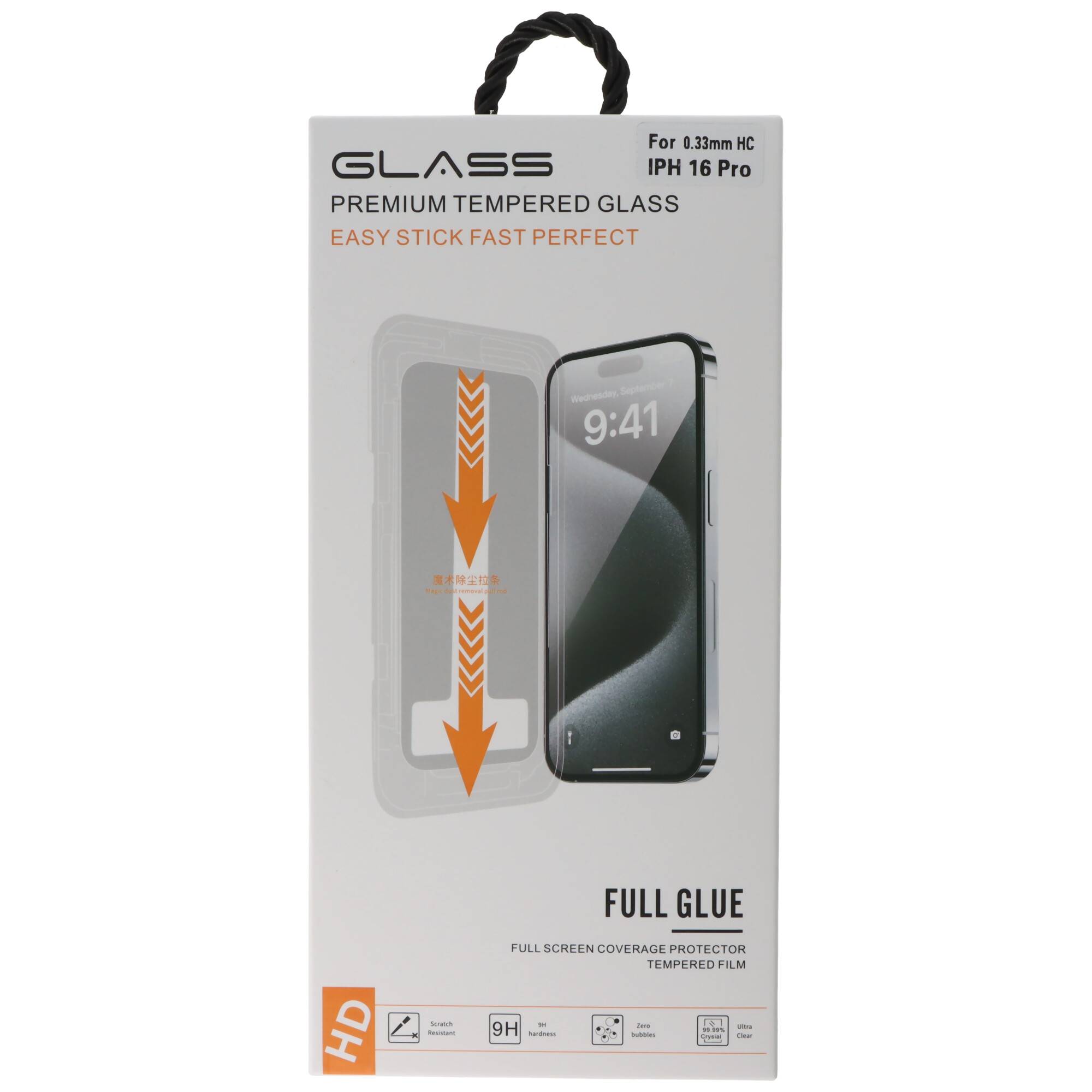 Displayschutzfolie für iPhone 16