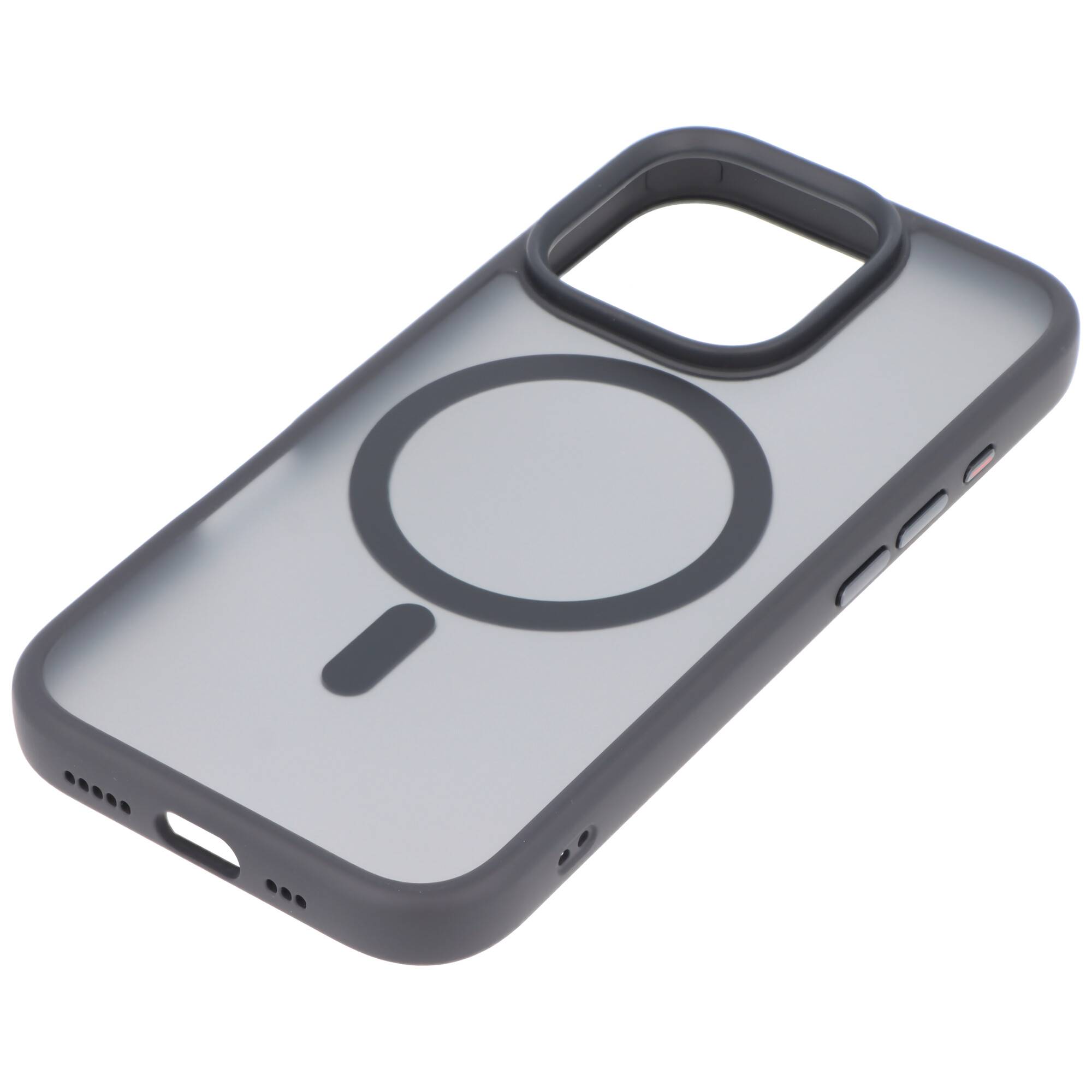 Hülle passend für Apple iPhone 16 Pro - schwarz transparent MagSafe Wireless Charging