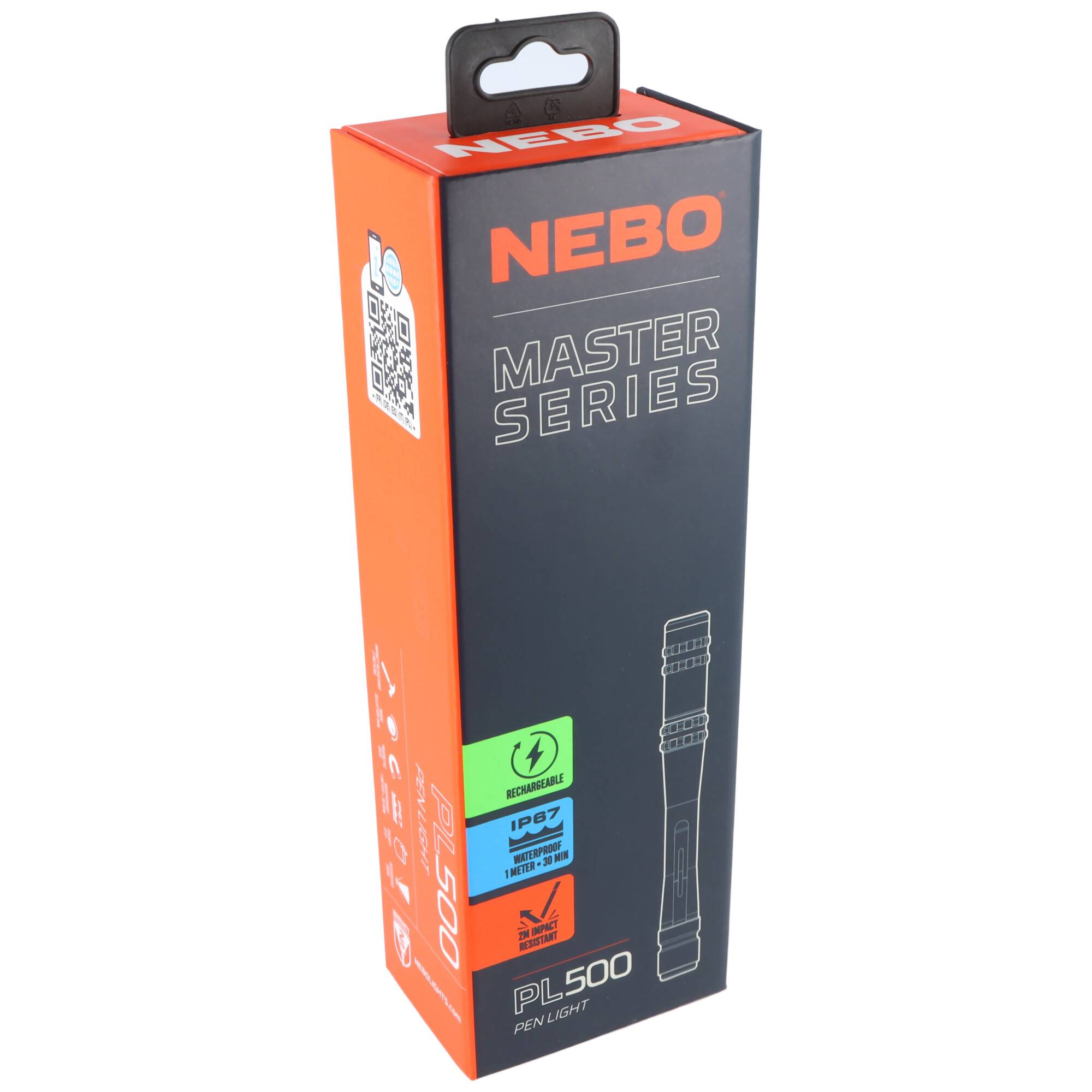 Nebo MASTER SERIES PL500, max. 500 Lumen, mit Stroboskop-Modus, bis zu 6 Stunden Leuchtdauer