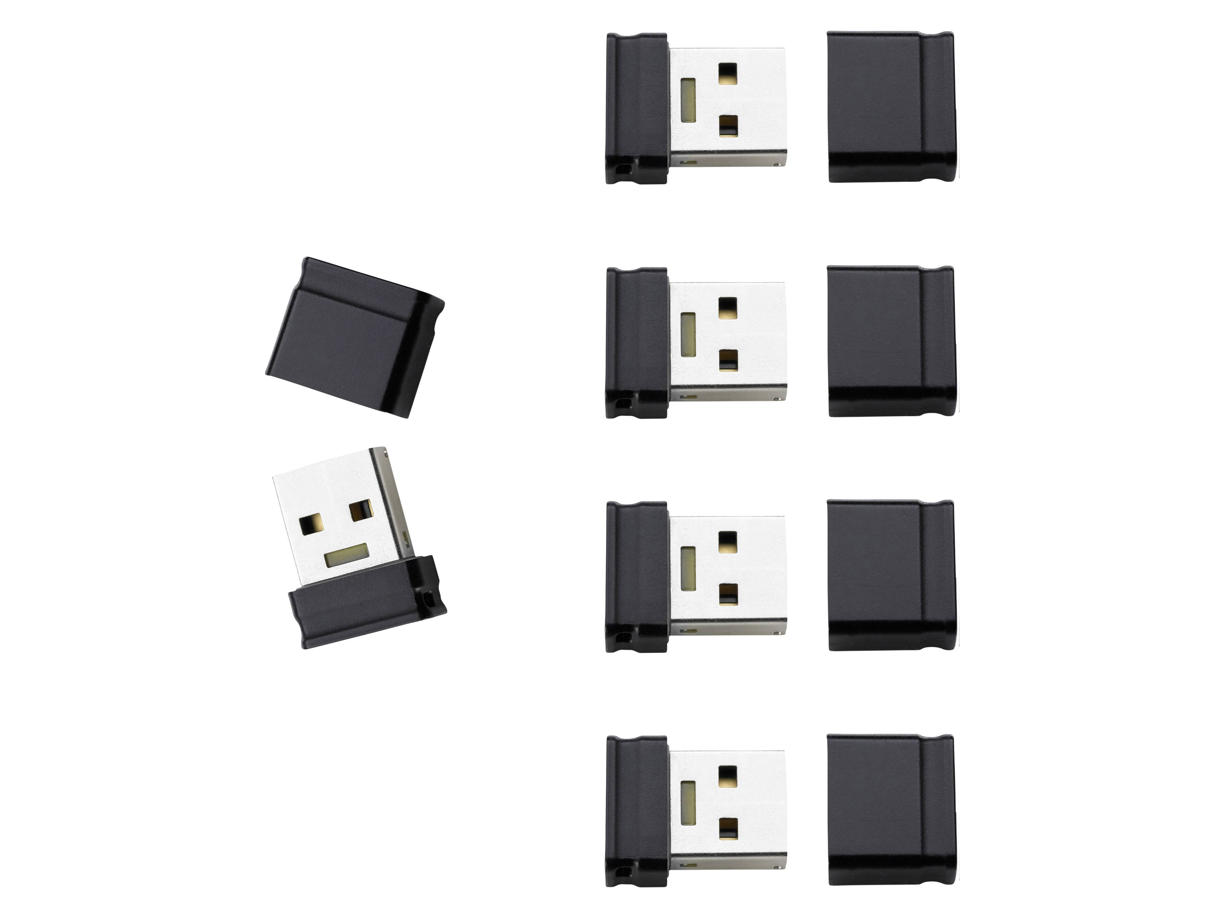 INTENSO USB-Stick Micro Line 3500595 USB 2.0 64GB 5er Pack