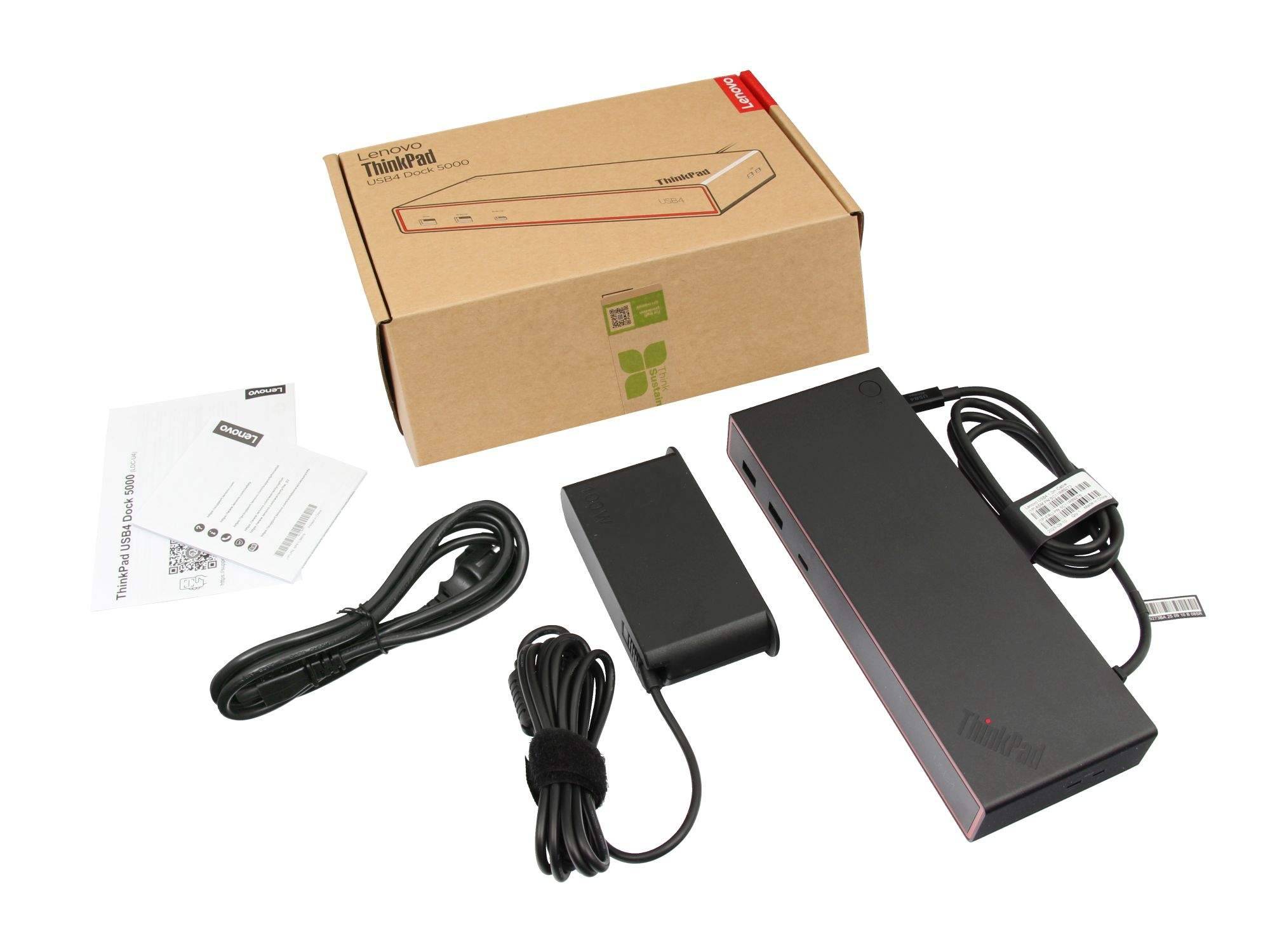 Lenovo ThinkPad 5000 - Dockingstation - USB4HDMI - DP - USB-C - 1GbE - 100 Watt