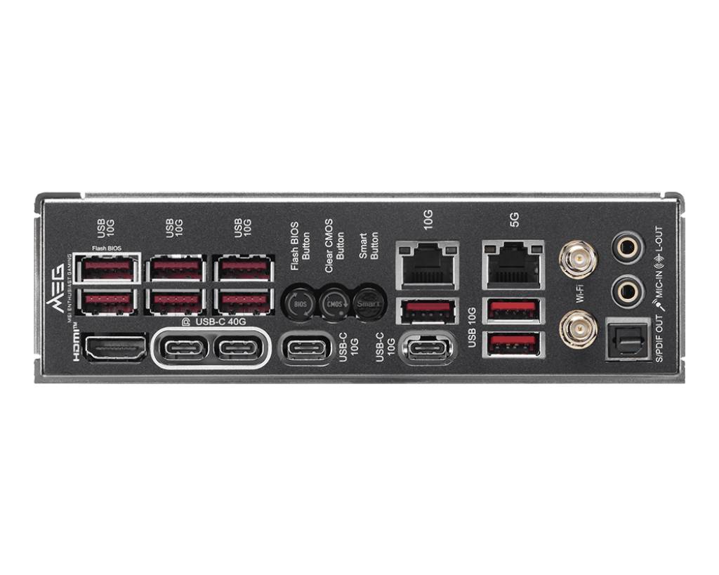 MSI MEG X870E ACE MAX, AMD, Sockel AM5, AMD Ryzen 7000 Series, AMD Ryzen 8000 Series, AMD Ryzen 9000 Series, Sockel AM5, DDR5-SDRAM, 256 GB