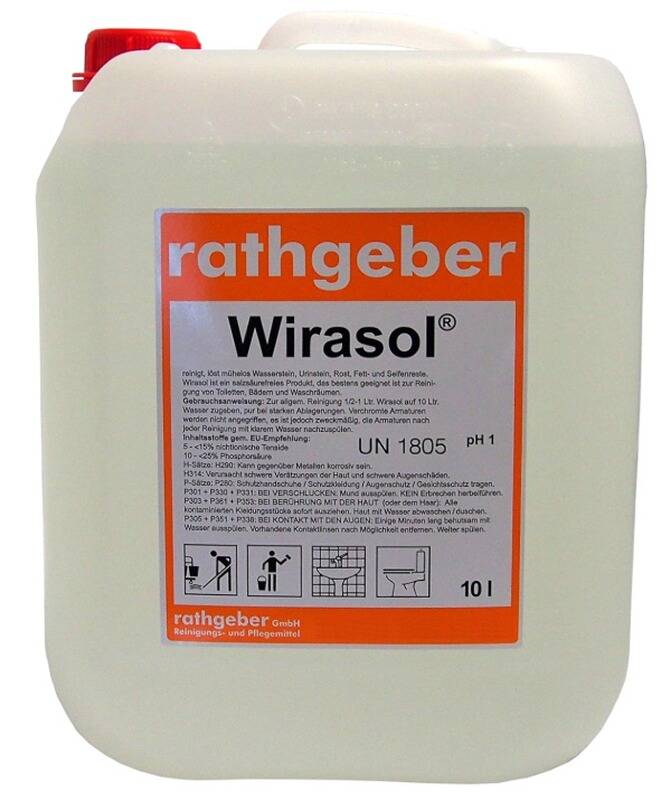 Ein Behälter mit der Bezeichnung „rathgeber Wirasol