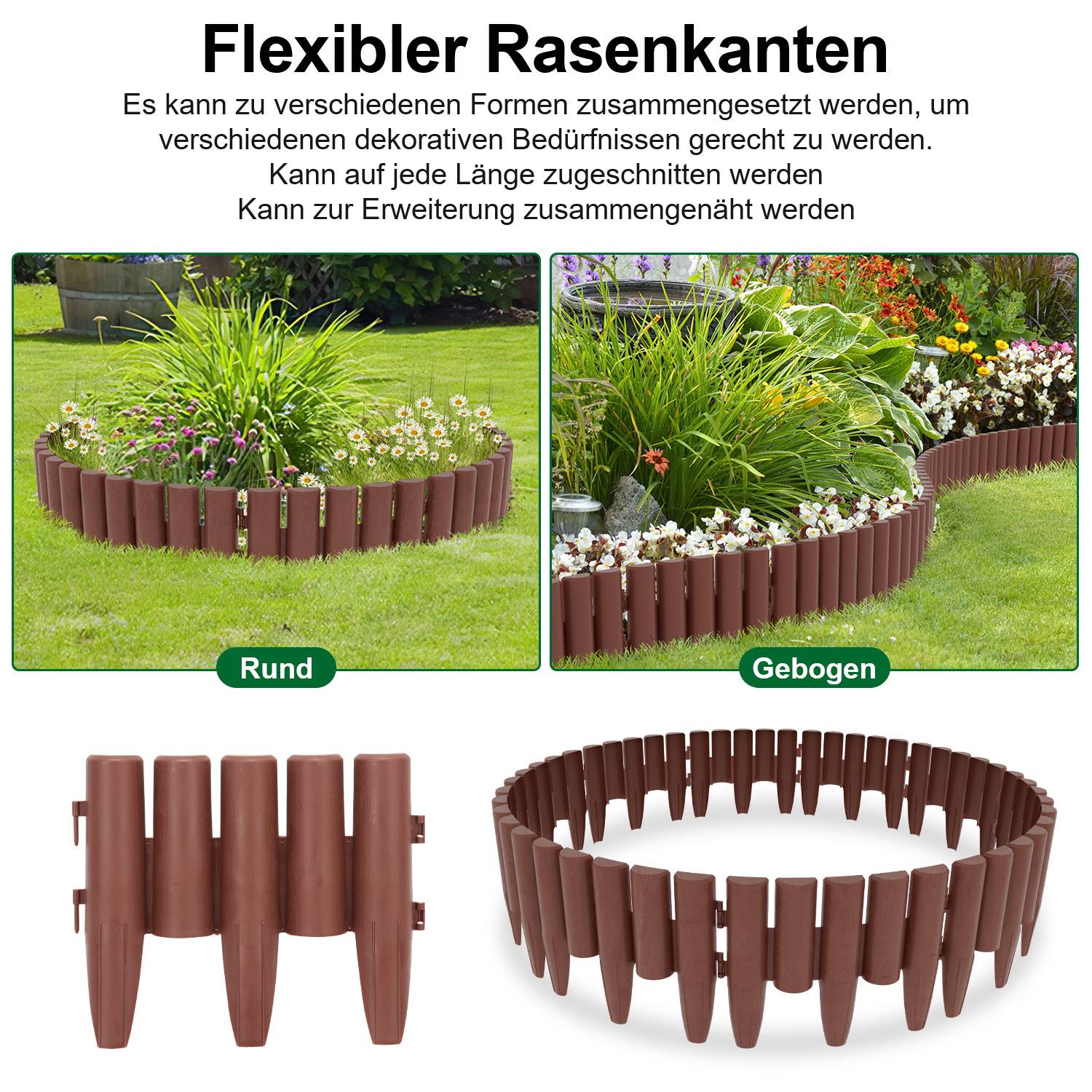 „Flexible Rasenkanten