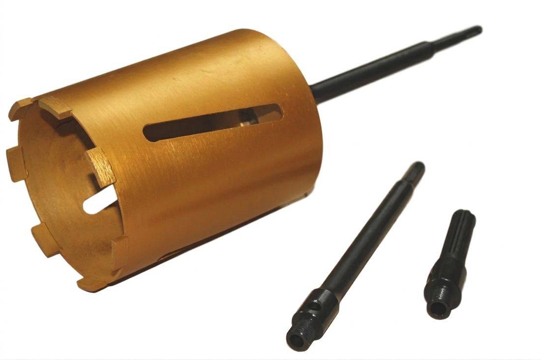 Diamantbohrkrone 120mm SDS-Plus – ohne Zentrierbohrer