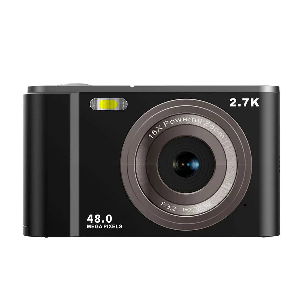Eine digitale Kamera mit „2.7K 16X Powerful Zoom