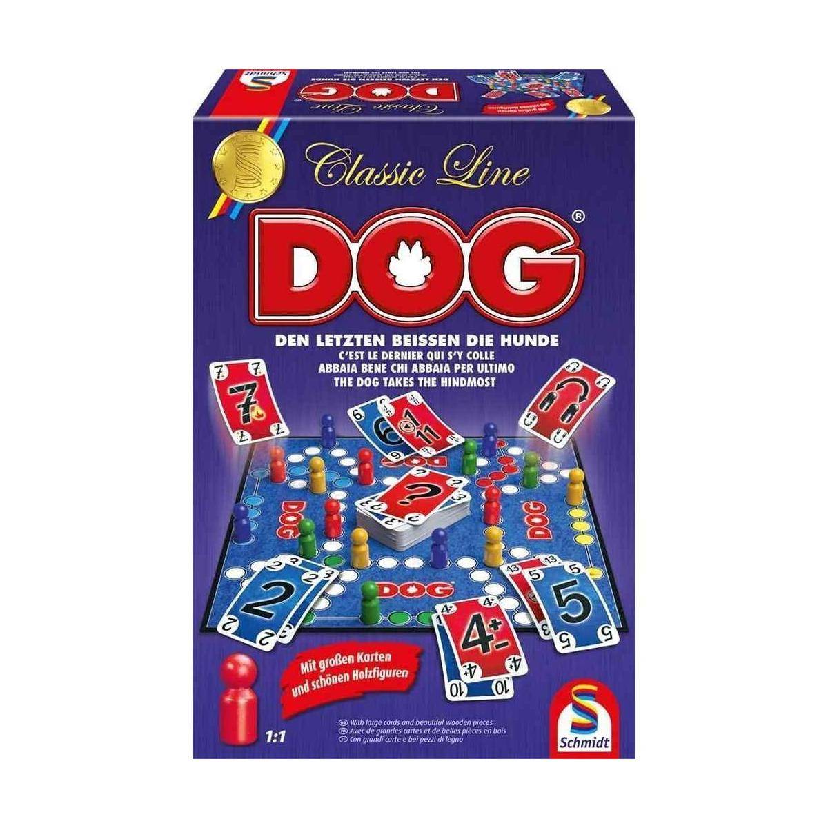 Schachtelcover des Brettspiels „Classic Line DOG