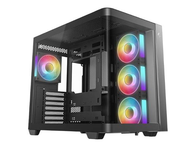 DeepCool CG530U 4F | PC-GehäuseMidi-Tower für Mini-ITX, microATX, ATX Mainboards