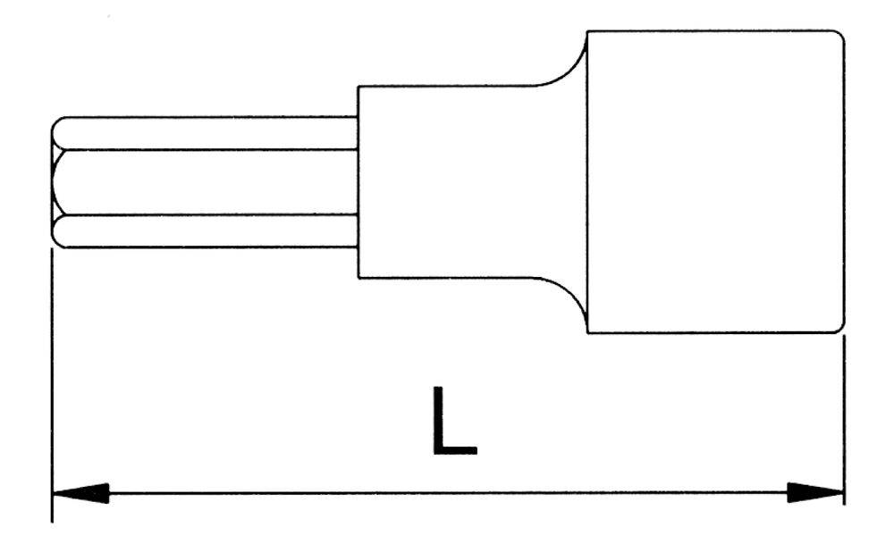 Schemazeichnung eines L-förmigen elektrischen Steckers.