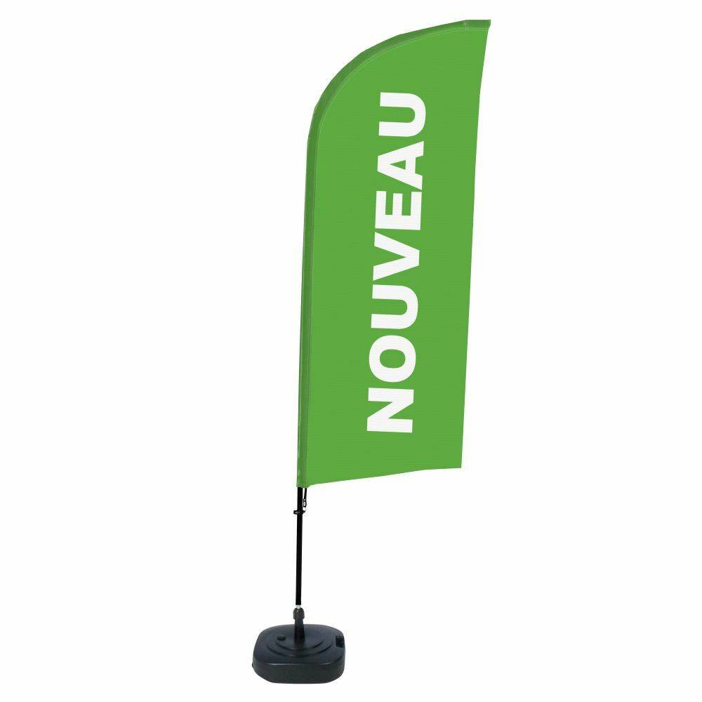 Eine grüne Flagge mit weißem Text 