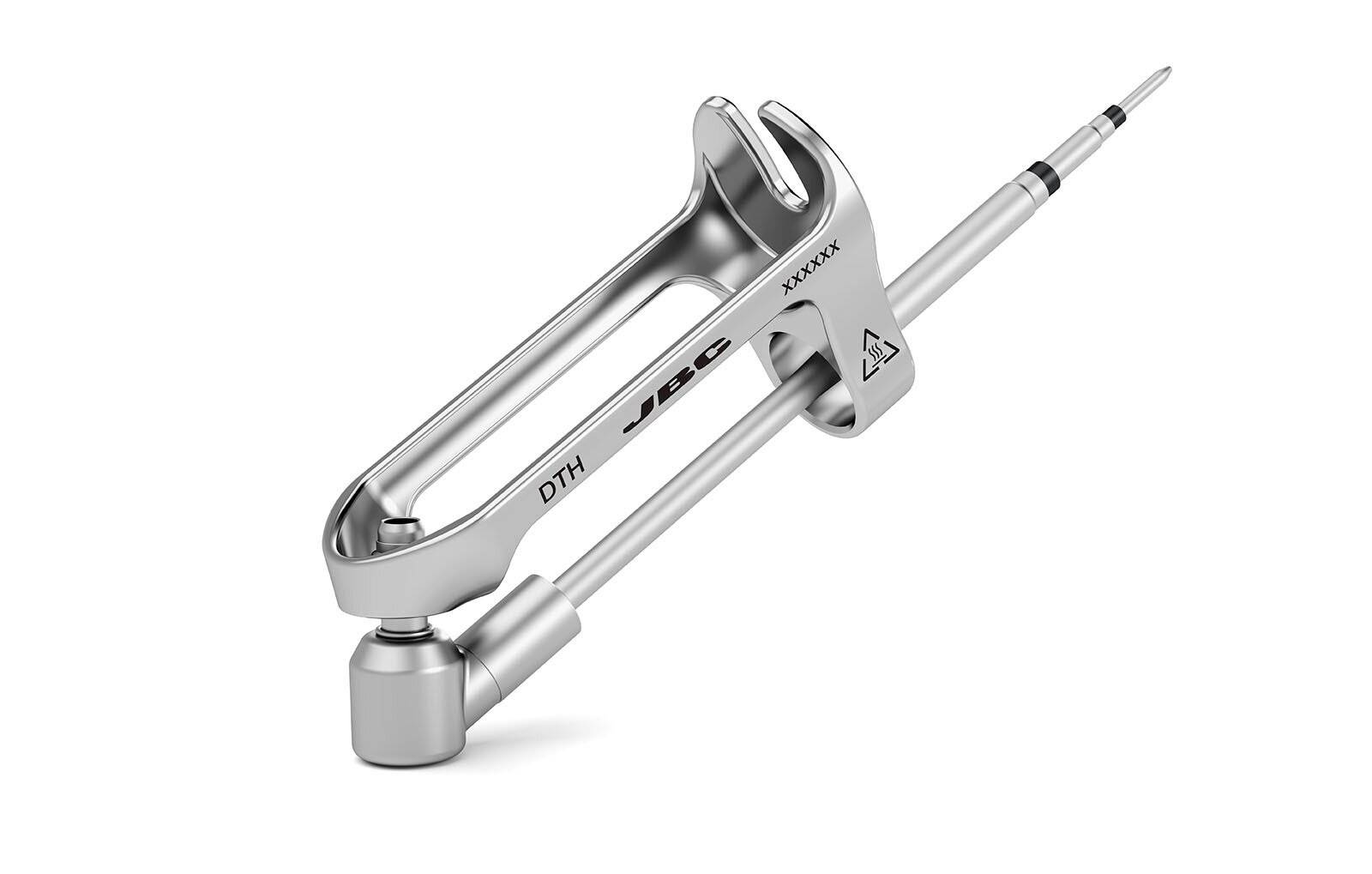 Ein Präzisionswerkzeug aus Mechanik mit Metallrahmen, gekennzeichnet mit „JBC