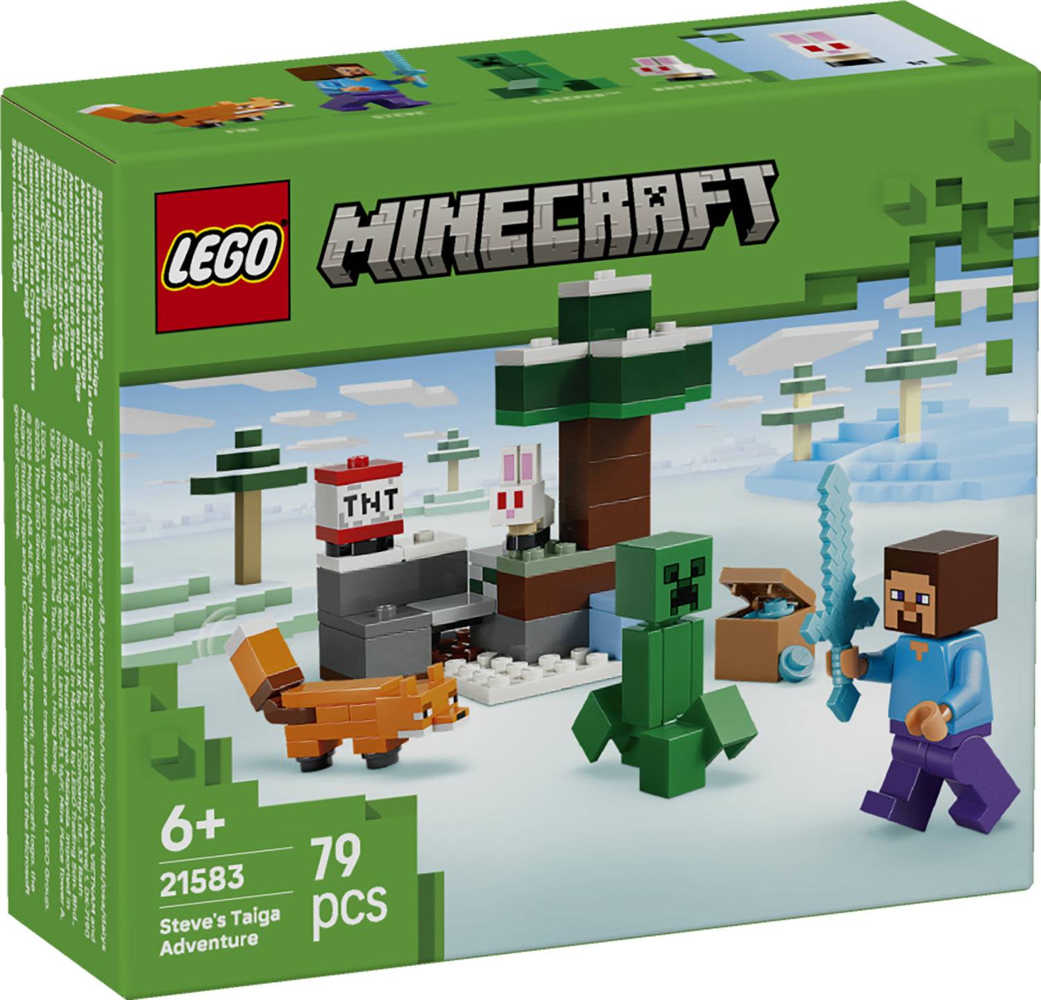 LEGO 21583 Minecraft - Steves Abenteuer in der Taiga