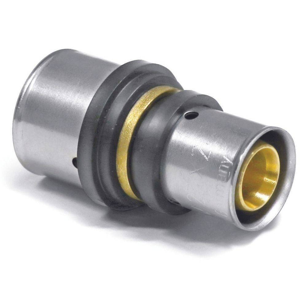 Ein Nahaufnahmebild eines zylindrischen metallischen Maschinenteils mit einem zentralen gelben Ring, das in Maschinen zum Verbinden oder Zusammenfügen von Komponenten verwendet wird.