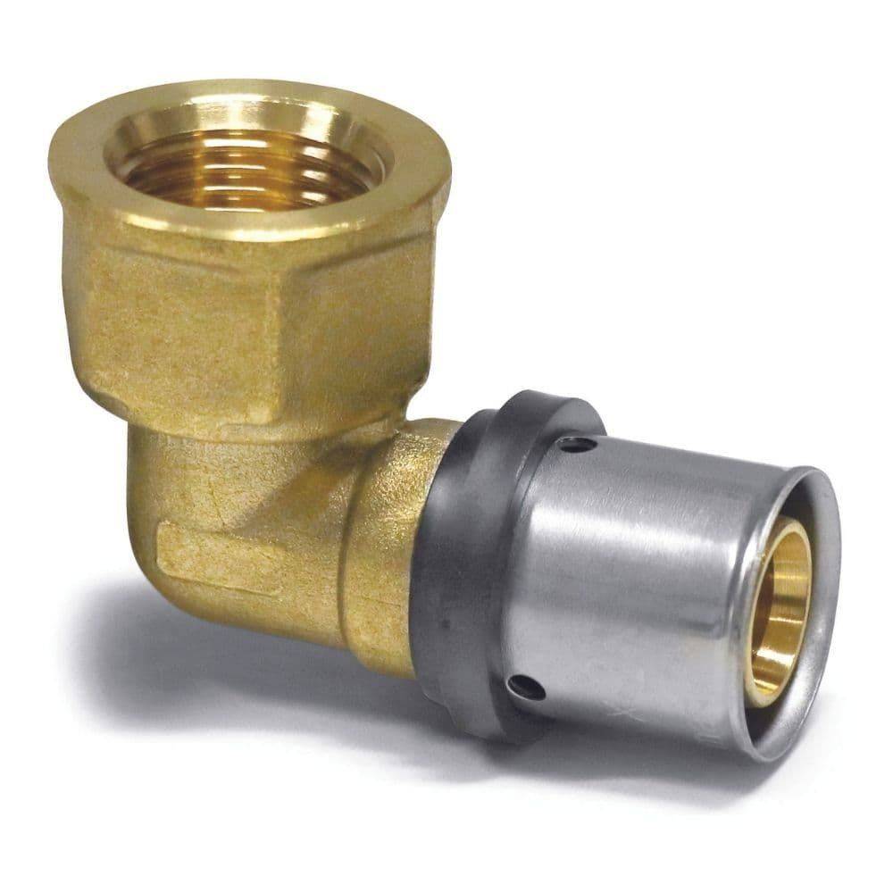 Pressfitting 16 Übergangswinkel Mehrschichtverbundrohr