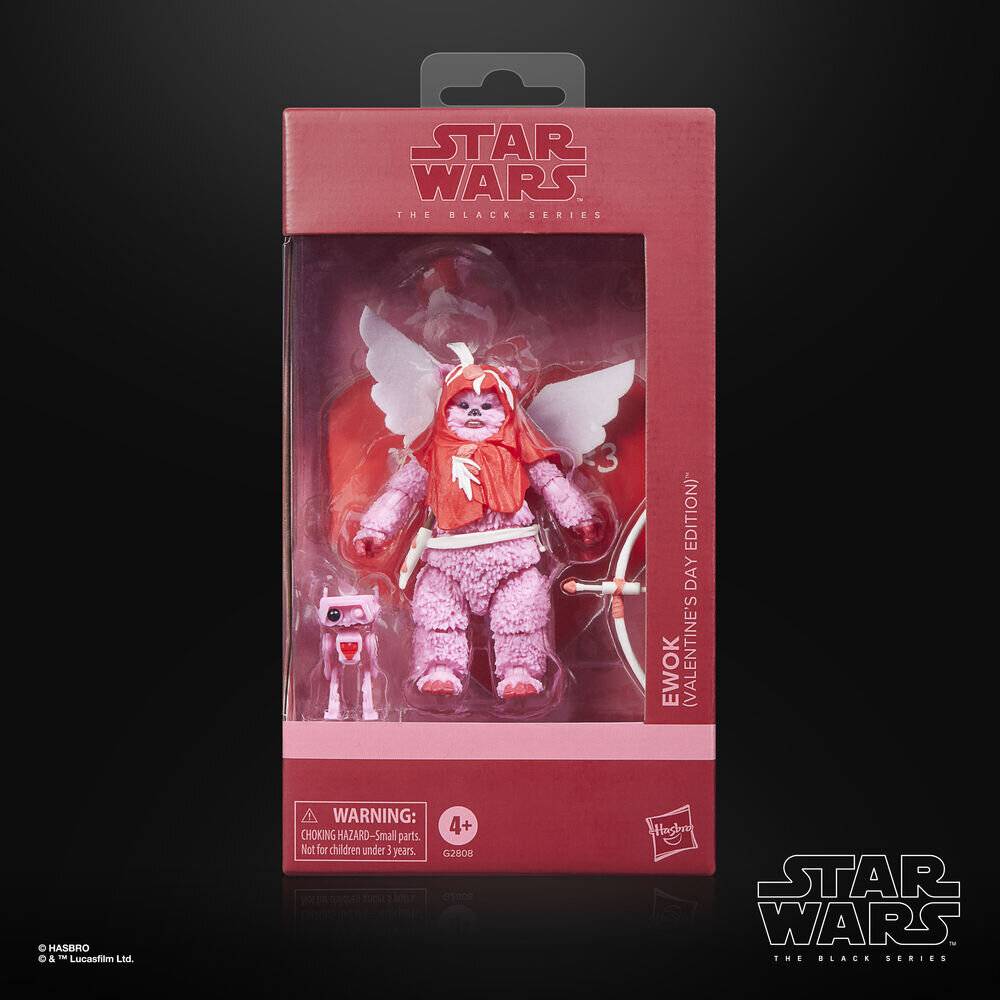 Star Wars Ewok Figur in der Valentinstagsausgabe, 15 cm