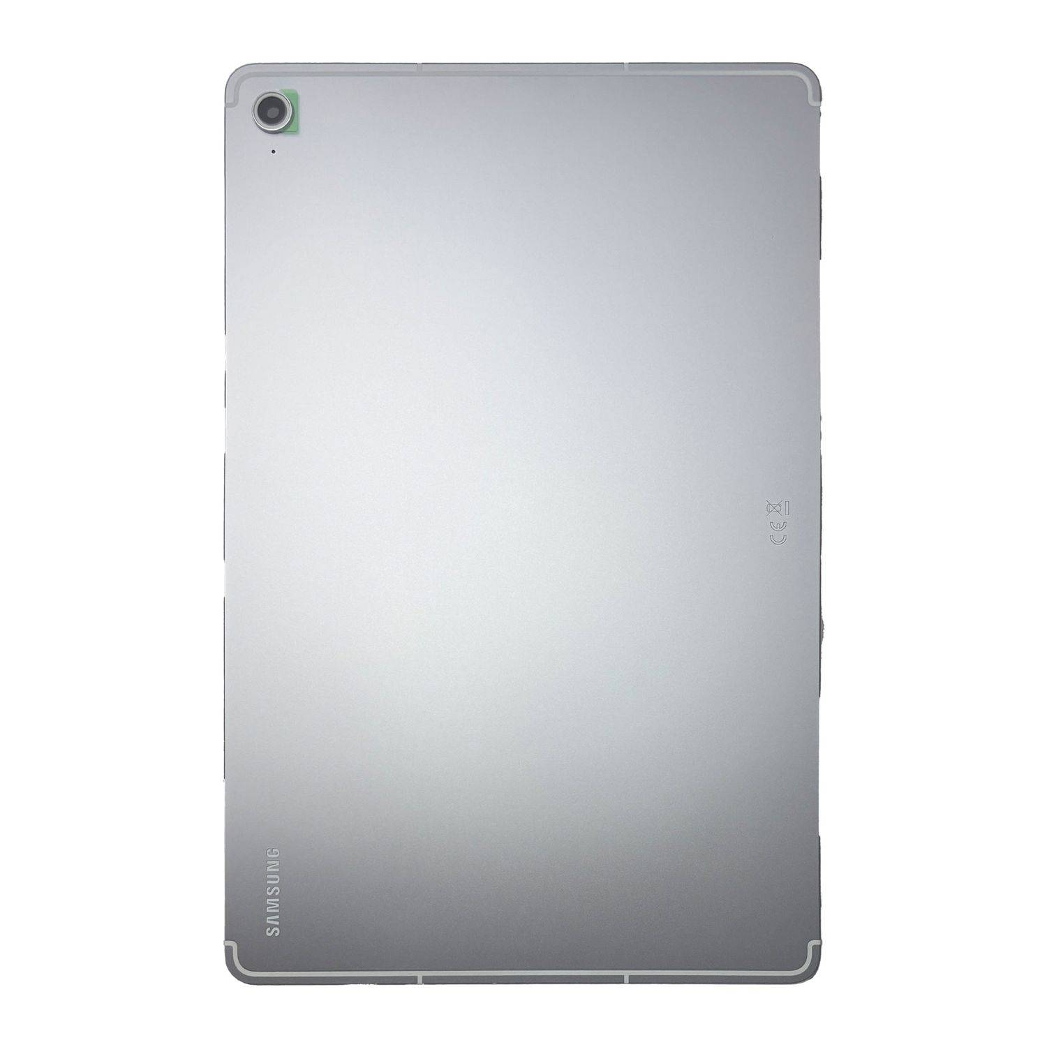 Rückansicht eines Smartphones mit entferntem äußeren Gehäuse, das seine internen Komponenten zeigt, einschließlich Batterie und Leiterplatte.