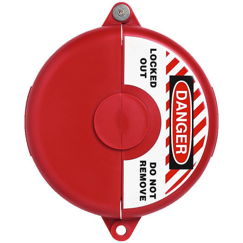 ABUS Handrad-Verriegelung V307 rot, 5"- 6,5", Handrad-Verriegelung, Absperrventil-Verriegelung - Modell: Lockout/Tagout