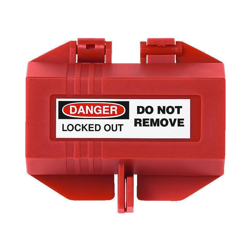 ABUS Stecker-Verriegelung P110 rot, klein, Steck-Stop Verriegelung - Modell: Lockout/Tagout | Einsatzbereich: Produktio