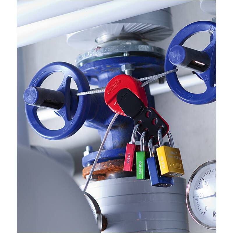 ABUS Safelex C515 Universal Kabelverriegelung 5m, Kabel-Verriegelung - Modell: Lockout/Tagout | Einsatzbereich: Innenb