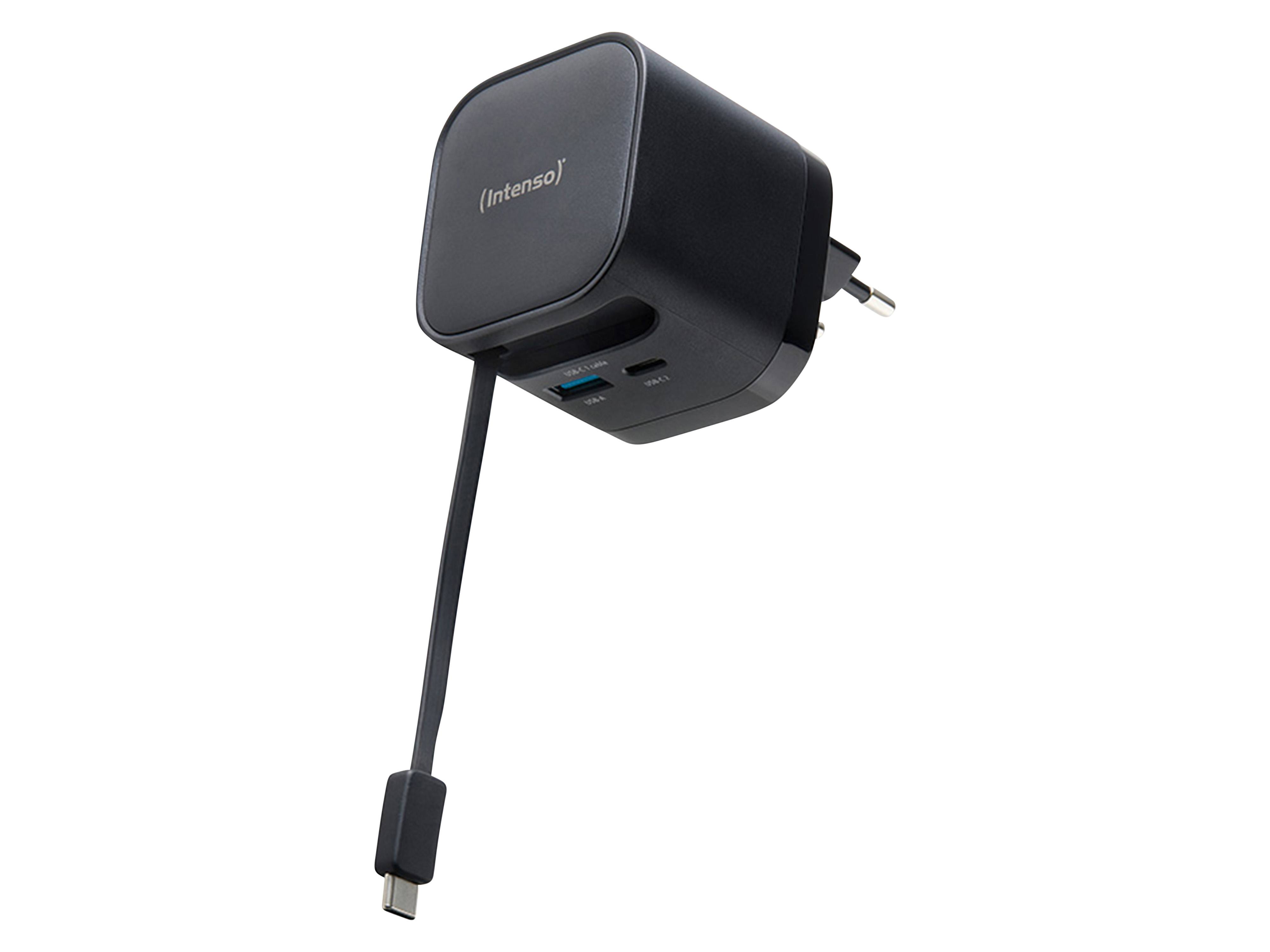 INTENSO Schnellladegerät 7806520, 65 W, Schwarz