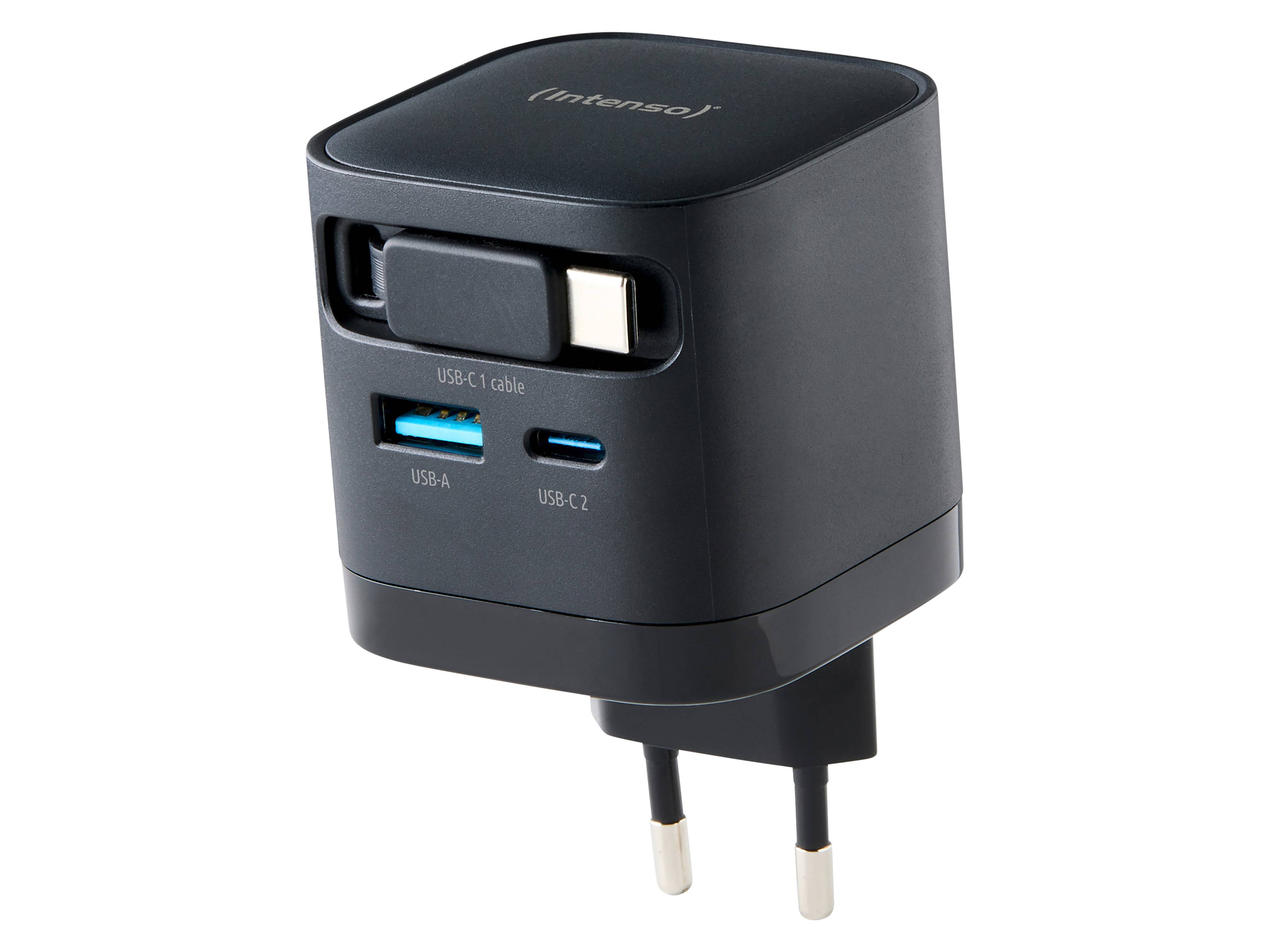 INTENSO Schnellladegerät 7806520, 65 W, Schwarz