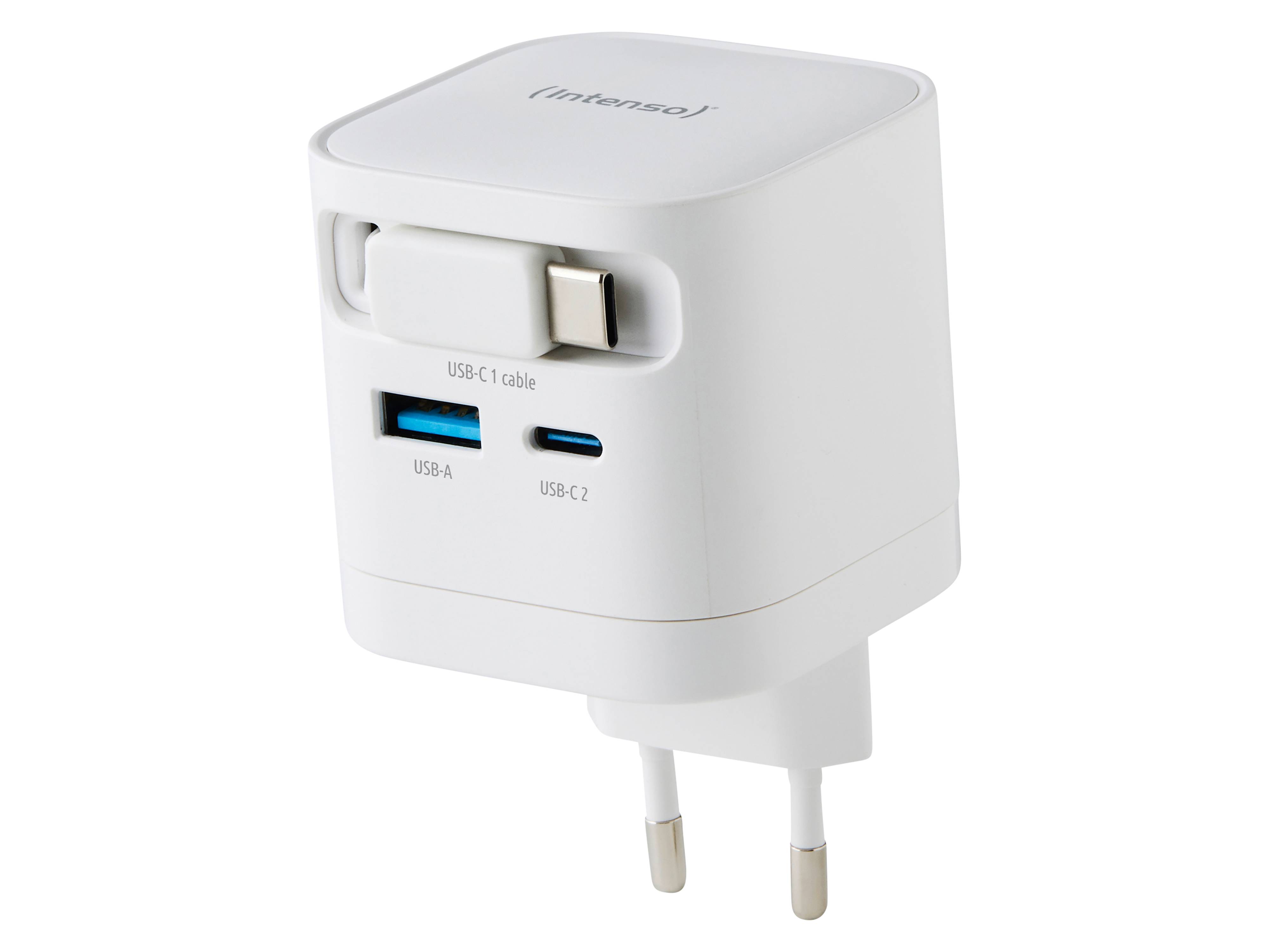 INTENSO Schnellladegerät 7806520, 65 W, weiß