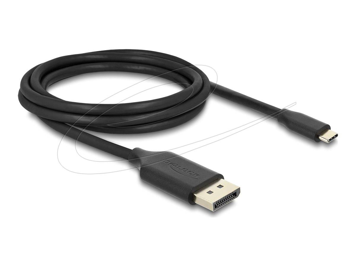 Delock USB-Kabel - USB-C (M) zu DisplayPort (M)DisplayPort 1.4 - 2 m - 8K60Hz