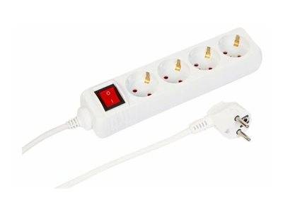 MicroConnect Steckdosenleiste - on/off switch - Wechselstrom 230 V - Eingabe,