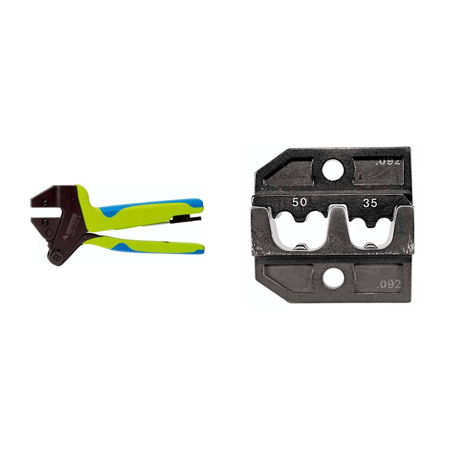 624 092 3 0 K1 Rennsteig Werkzeuge GmbH Crimpzange PEW12 für isolierte / unisolierte Aderendhülsen Querschnitt 35mm² -