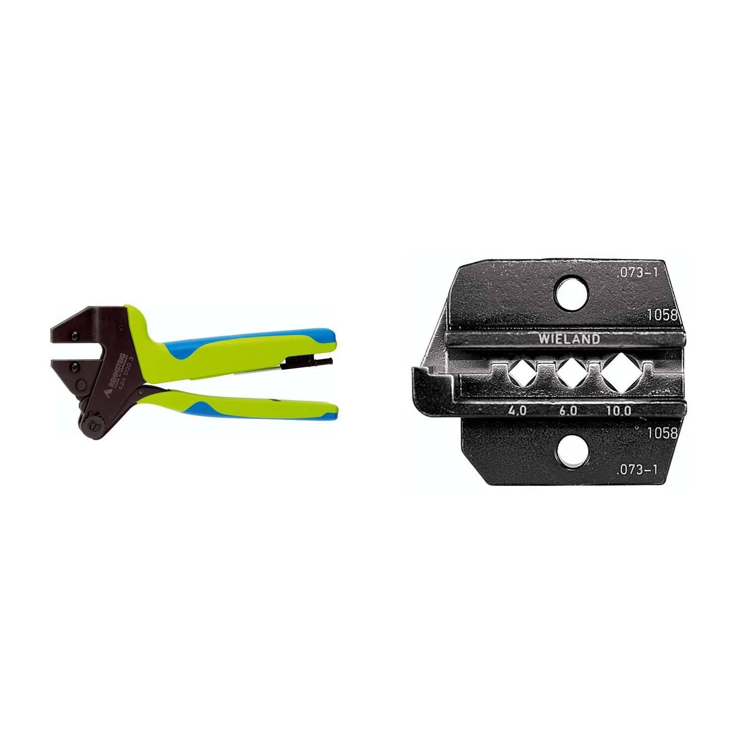 624 073-1 3 0 K1 Rennsteig Werkzeuge GmbH Crimpzange PEW12 für Wieland Steckverbinder Querschnitt 4mm² - 10mm² - 1