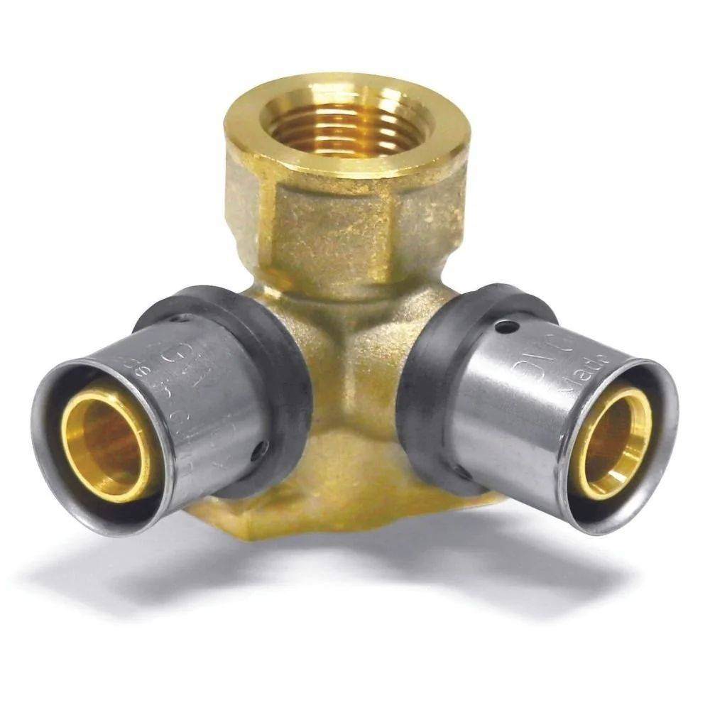 Pressfitting Wandwinkel 20 x 2 - 1/2 IG Rohrverbinder