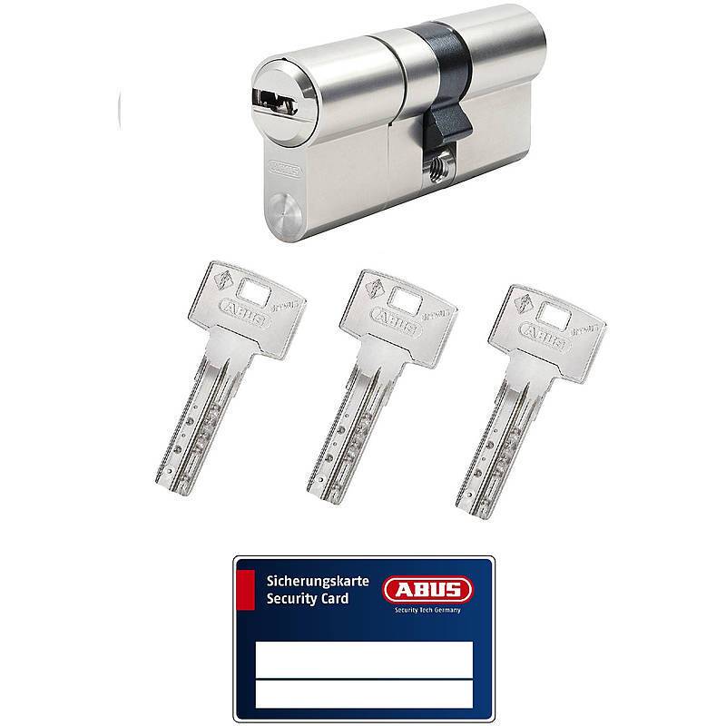 Abus Bravus 2000 MX Profilzylinder 35/35 - 3 Schl., Sicherheitslevel:HOCH | Bravus.2000 MX Profildoppelzylinder | Maße