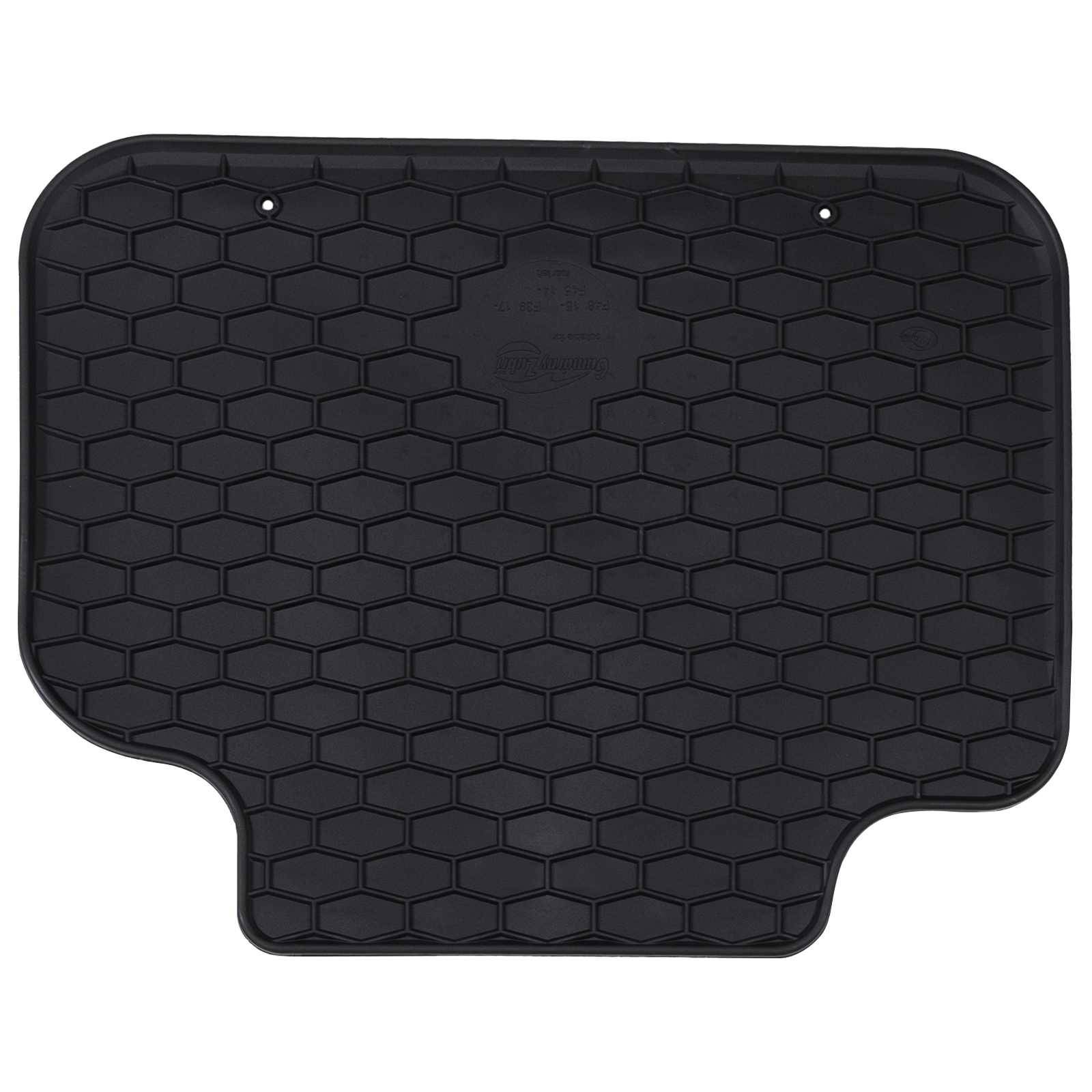 vidaXL Autofußmatte 4 pcs Schwarz Geeignet für BMW 1er 2017- Gummi