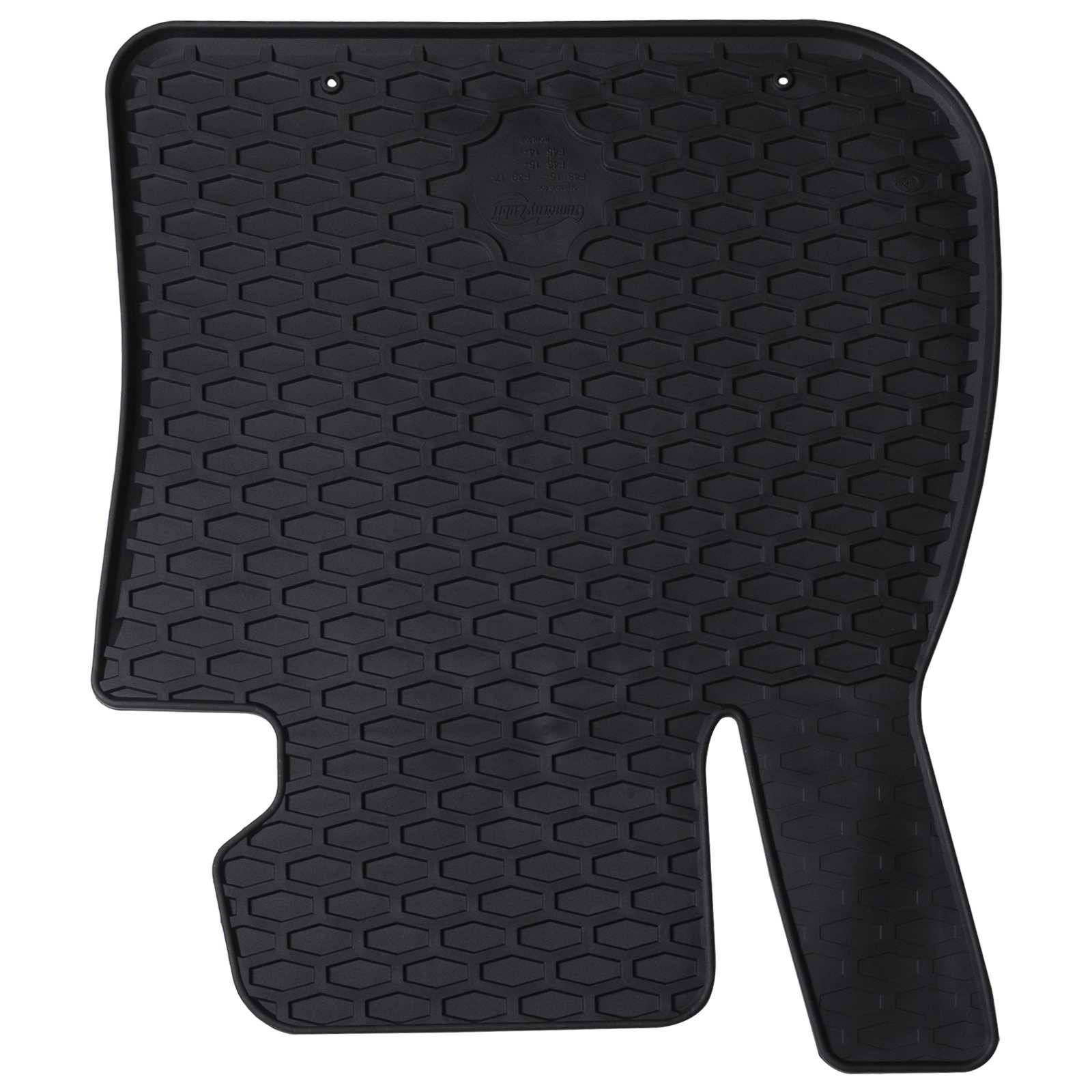 vidaXL Autofußmatte 4 pcs Schwarz Geeignet für BMW 1er 2017- Gummi