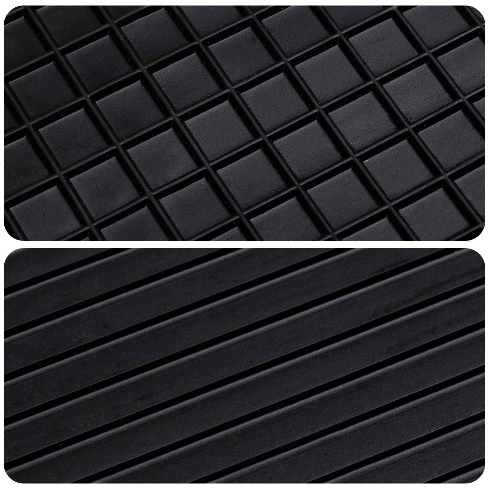 vidaXL Autofußmatte Schwarz Geeignet für CITROEN JUMPER 2006- Gummi