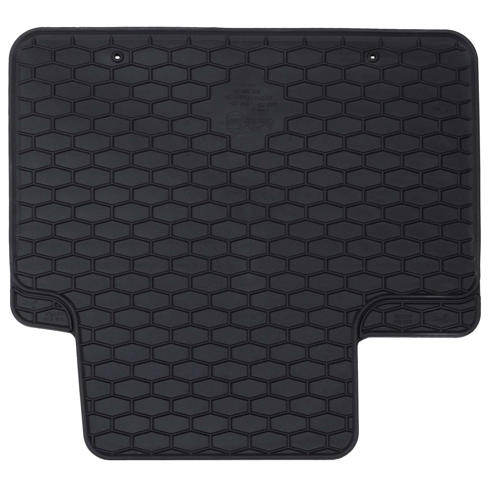 vidaXL Autofußmatte 4 pcs Schwarz Geeignet für 308 SW 2021- Gummi