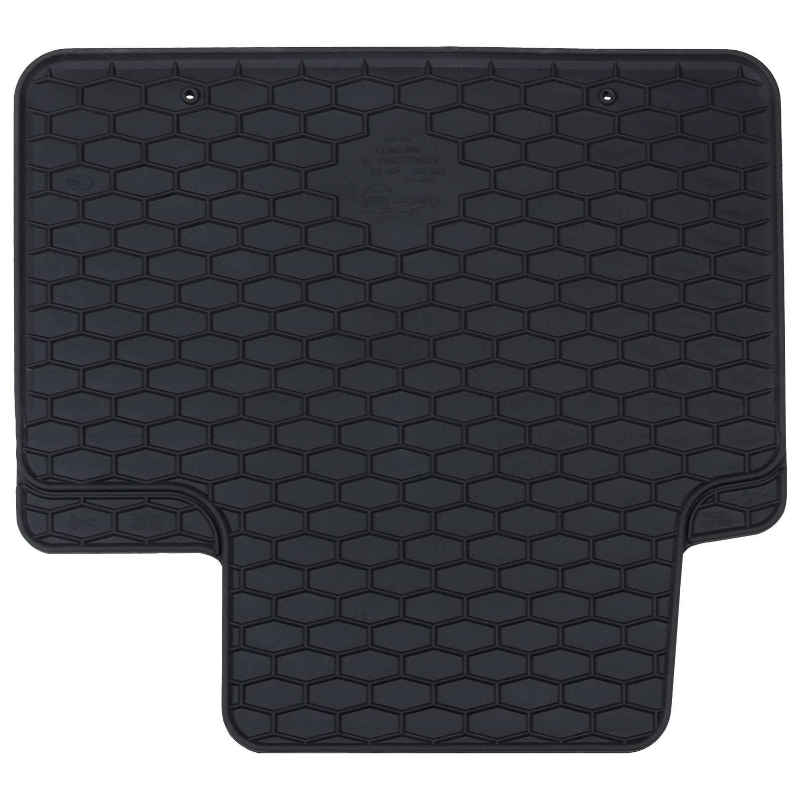 vidaXL Autofußmatte 4 pcs Schwarz Geeignet für 308 SW 2021- Gummi