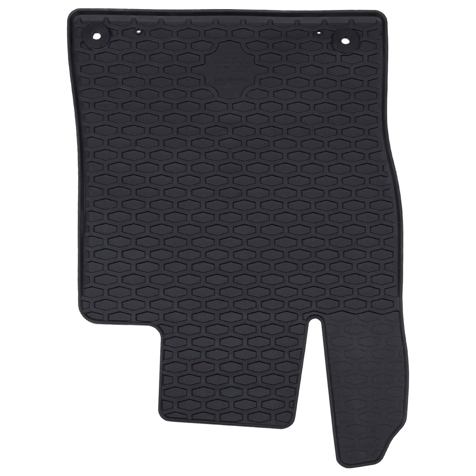 vidaXL Autofußmatte 4 pcs Schwarz Geeignet für 308 SW 2021- Gummi