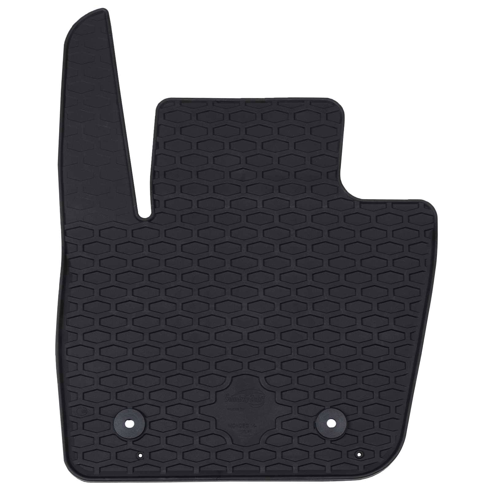 vidaXL Autofußmatte 4 pcs Schwarz Geeignet für Ford MONDEO 2014- Gummi