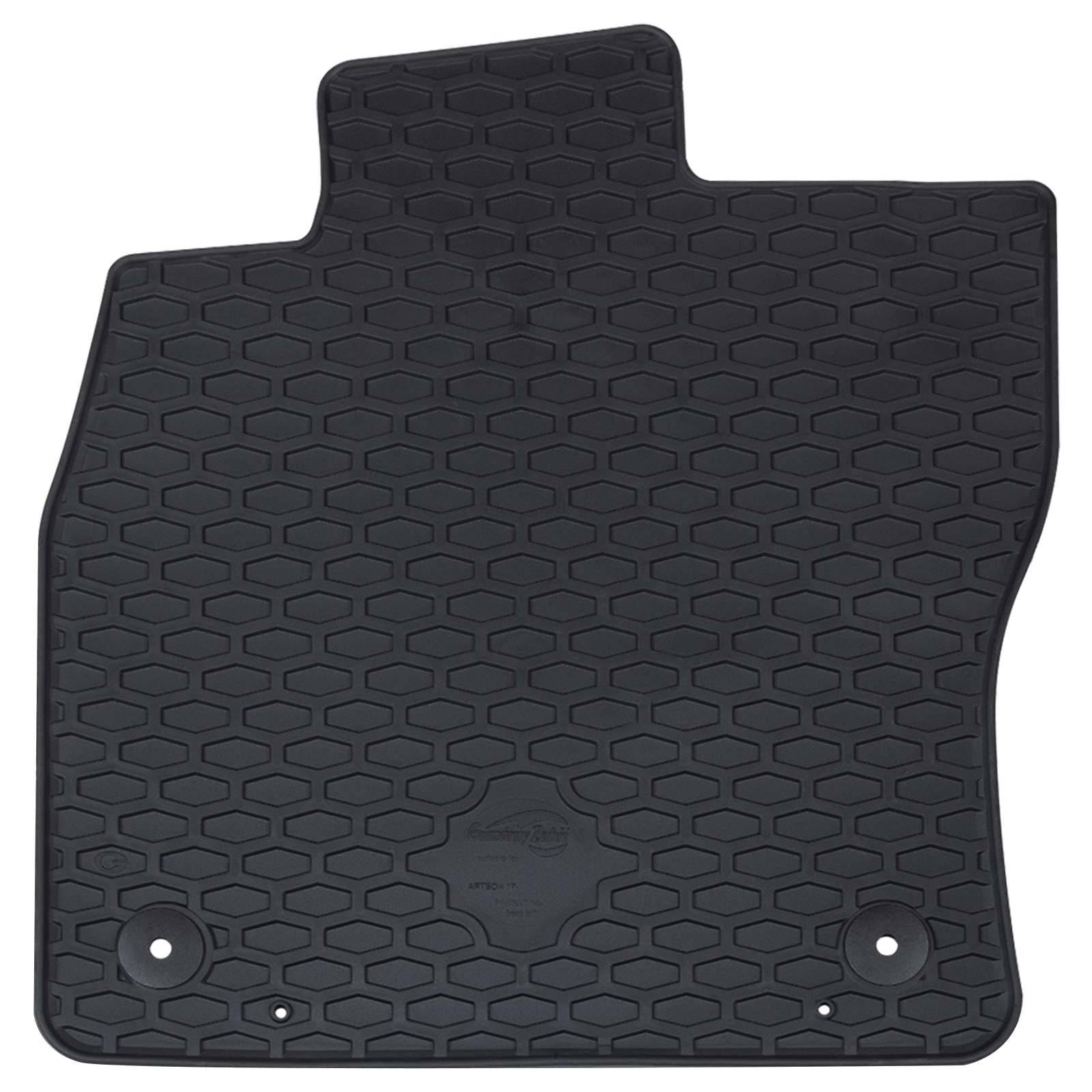 vidaXL Autofußmatte 4 pcs Schwarz geeignet für VW Arteon 2017- 4D Aft