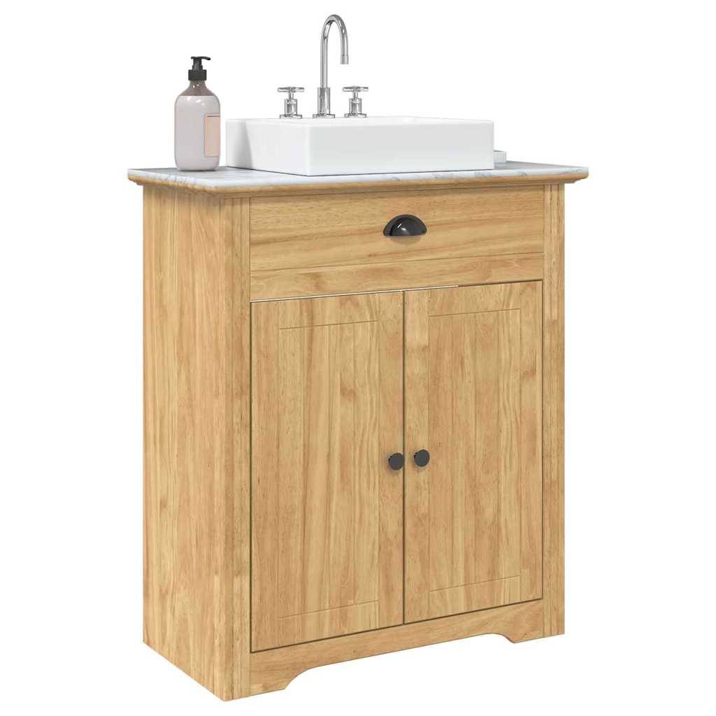 vidaXL Badezimmerschrank BODO Honigbraun 70 x 35 x 80 cm Holzwerkstoff