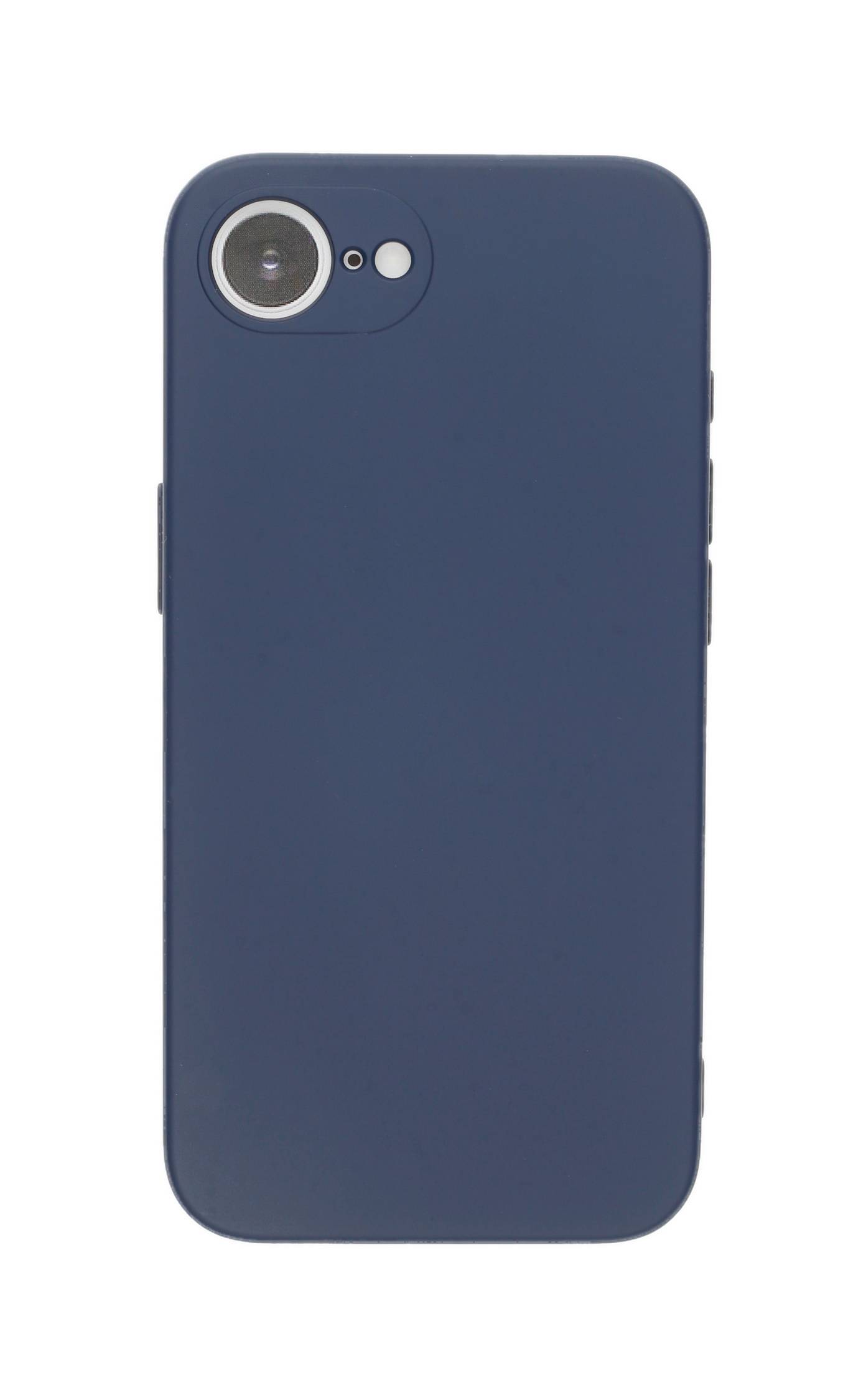 JAMCOVER Silikon Case Dunkelblau für Apple iPhone 16e, iPhone 17e