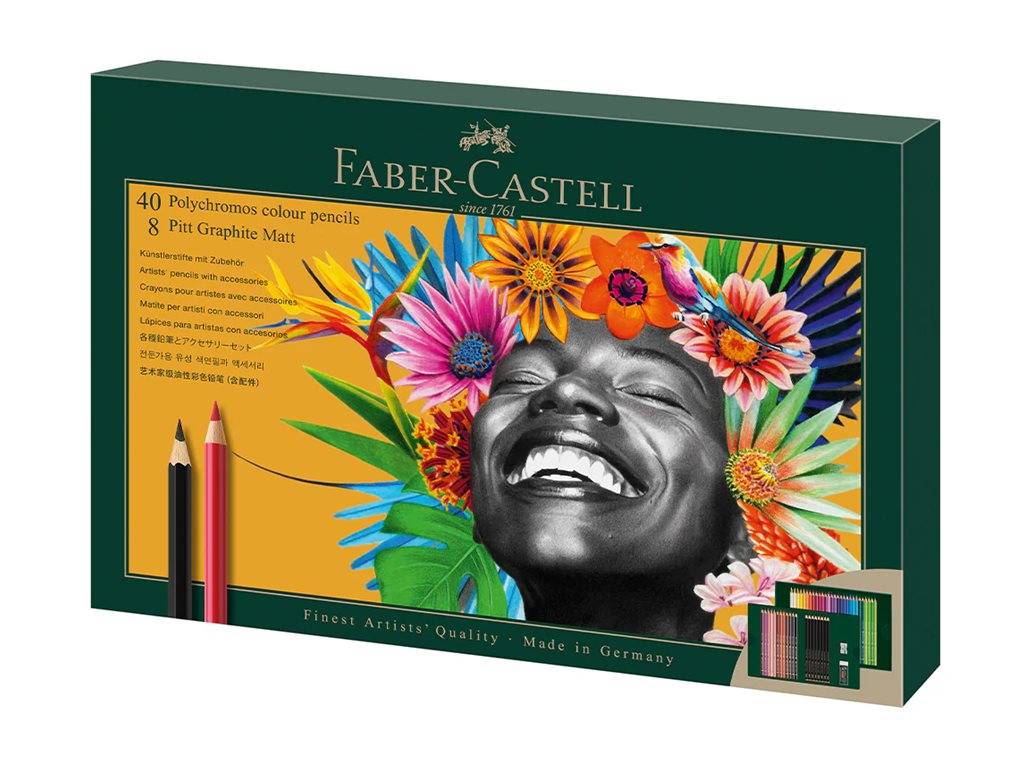 FABER-CASTELL Farbstift - Grundfarben sortiert48 Stücke
