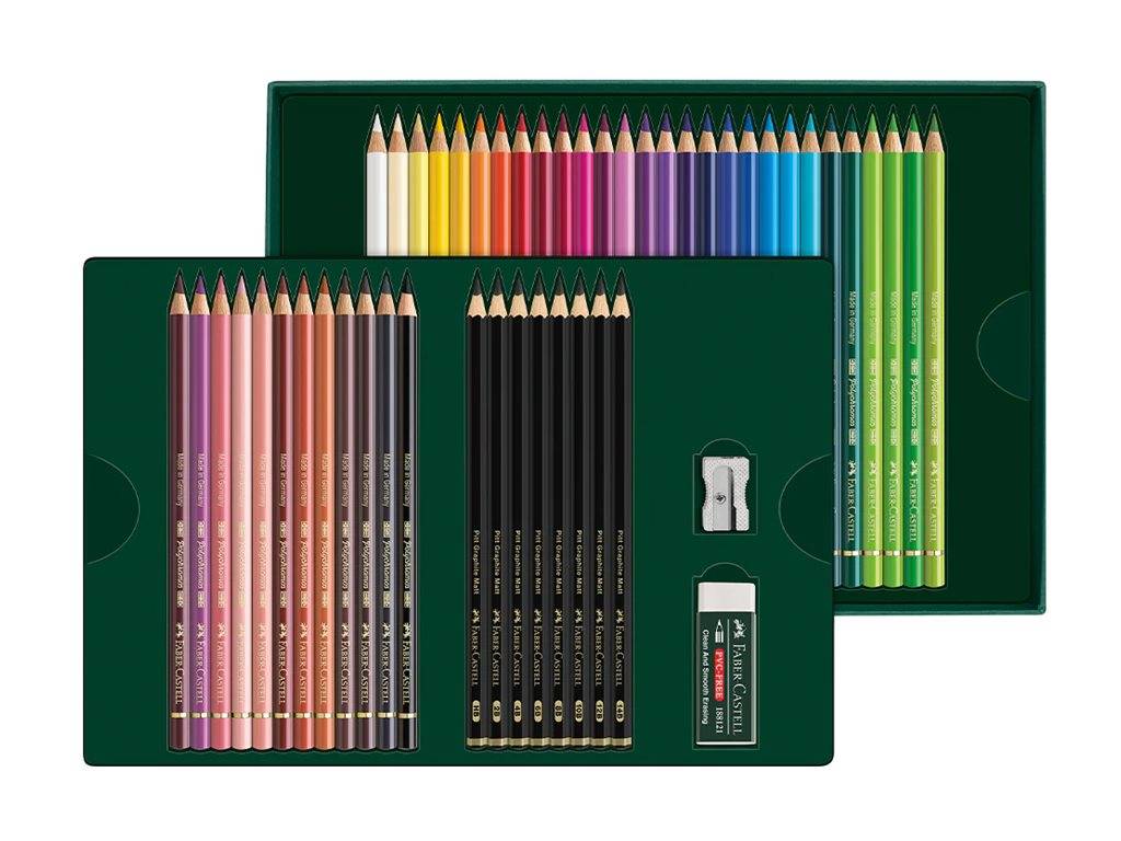 FABER-CASTELL Farbstift - Grundfarben sortiert48 Stücke
