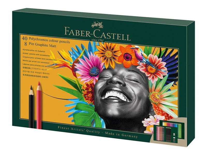 FABER-CASTELL Farbstift - Grundfarben sortiert48 Stücke