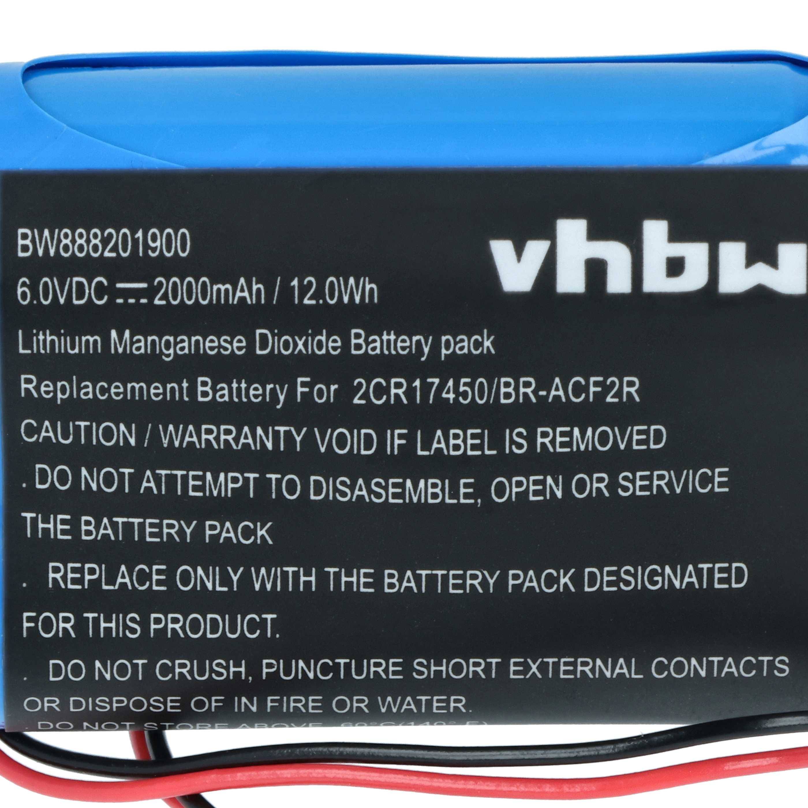 Batteriepack mit Kennzeichnung „vhbw
