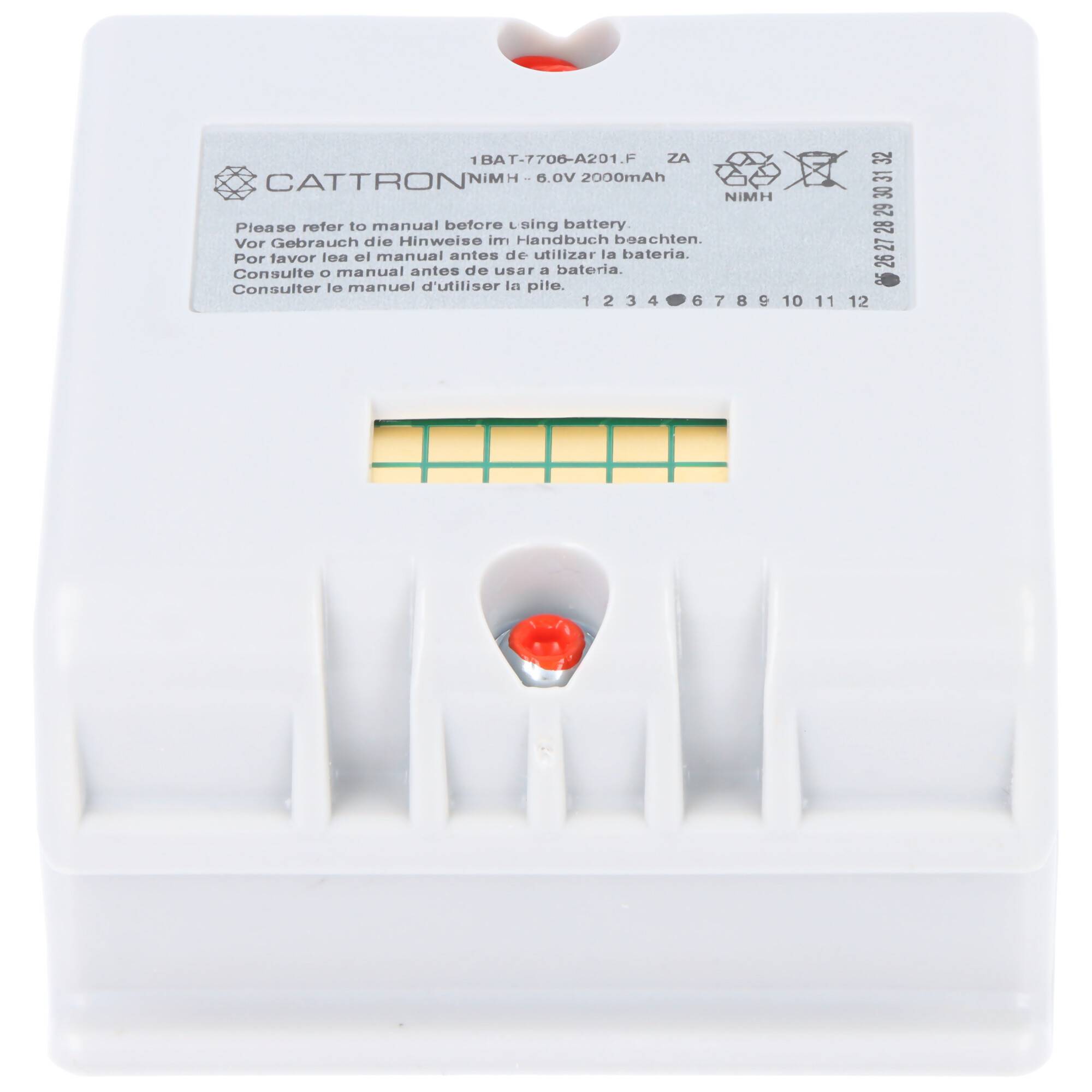 6 Volt 2000mAh Original Akku für Laird Cattron Theimeg Funkfernsteuerung LRC-M, LRC-L 78x62x34mm