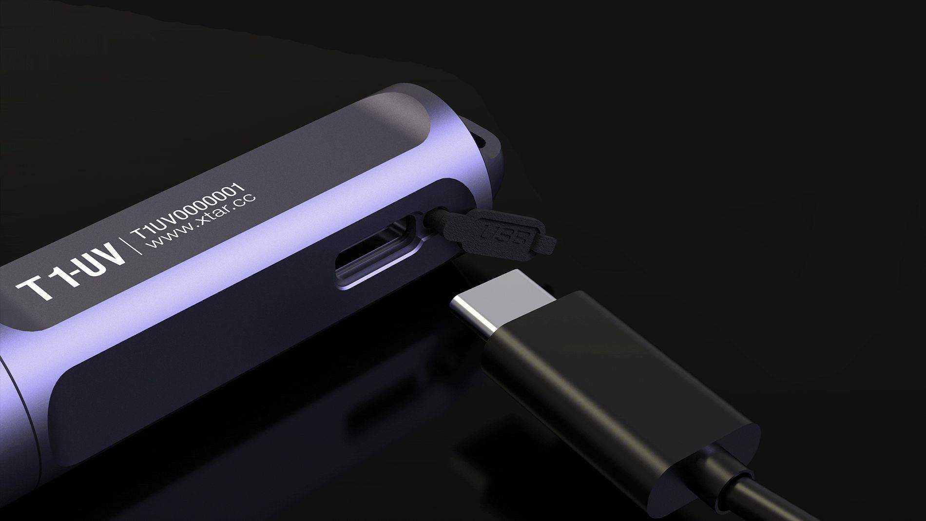 Xtar EDC LIGHT MINI T1 UV Taschenlampe – 500 Lumen, UV-Licht, ultrakompakt