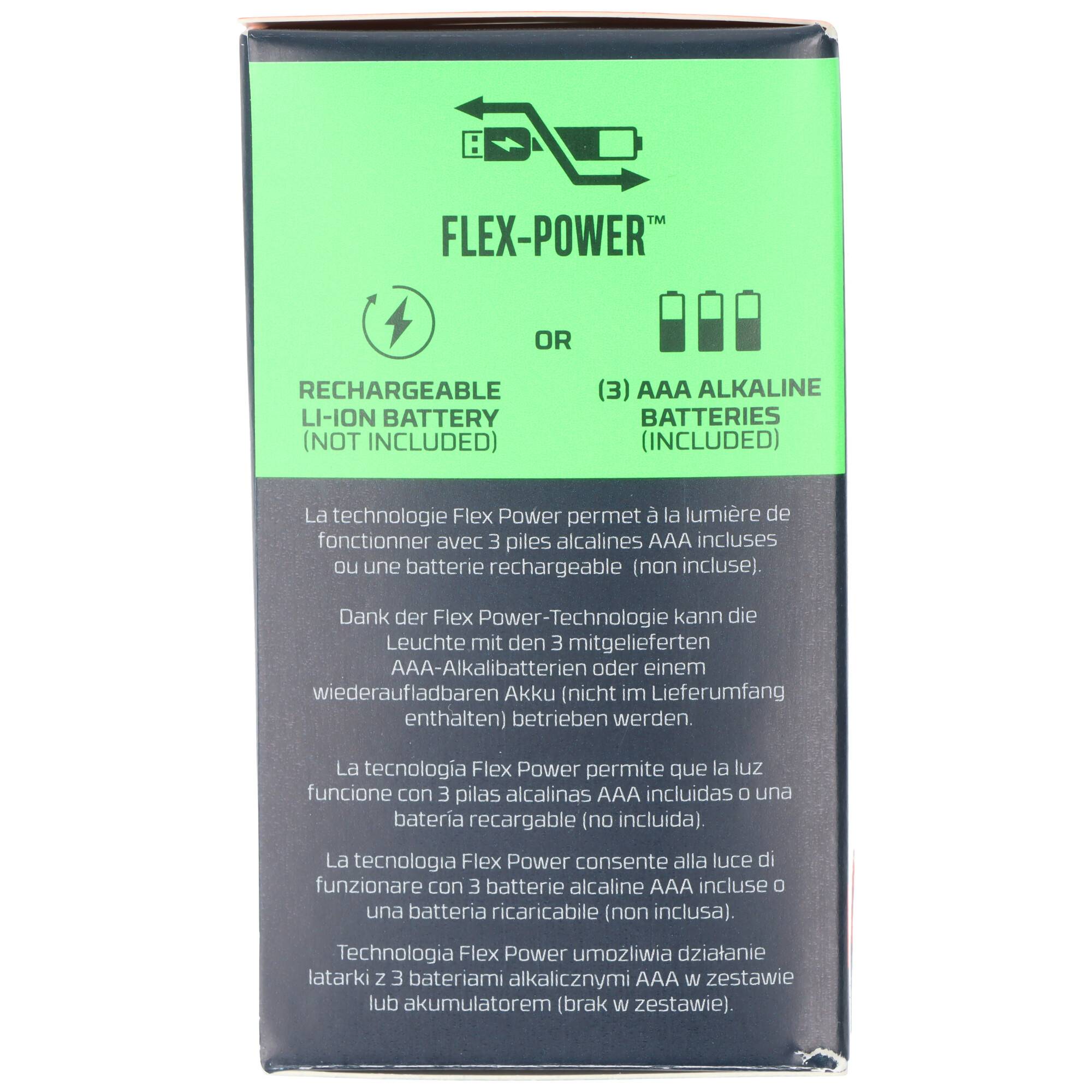 NEBO EINSTEIN DUO 400 Flex kompakte LED Stirnlampe mit 400 Lumen, verschiedene Leuchtmodi