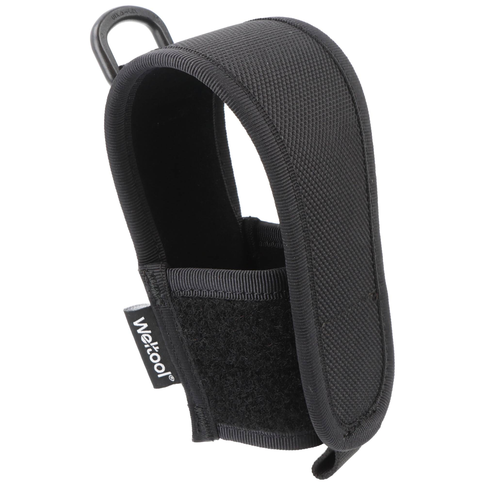 Tragbare LED-Arbeitsleuchte mit schwarzem und orangefarbenem Rahmen, mit der Aufschrift „OSRAM